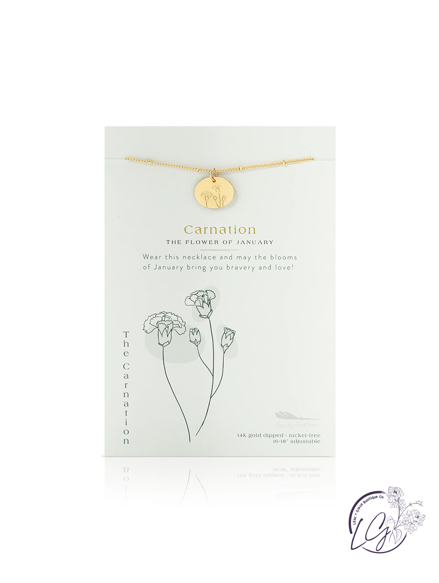 Birth Flower Necklace