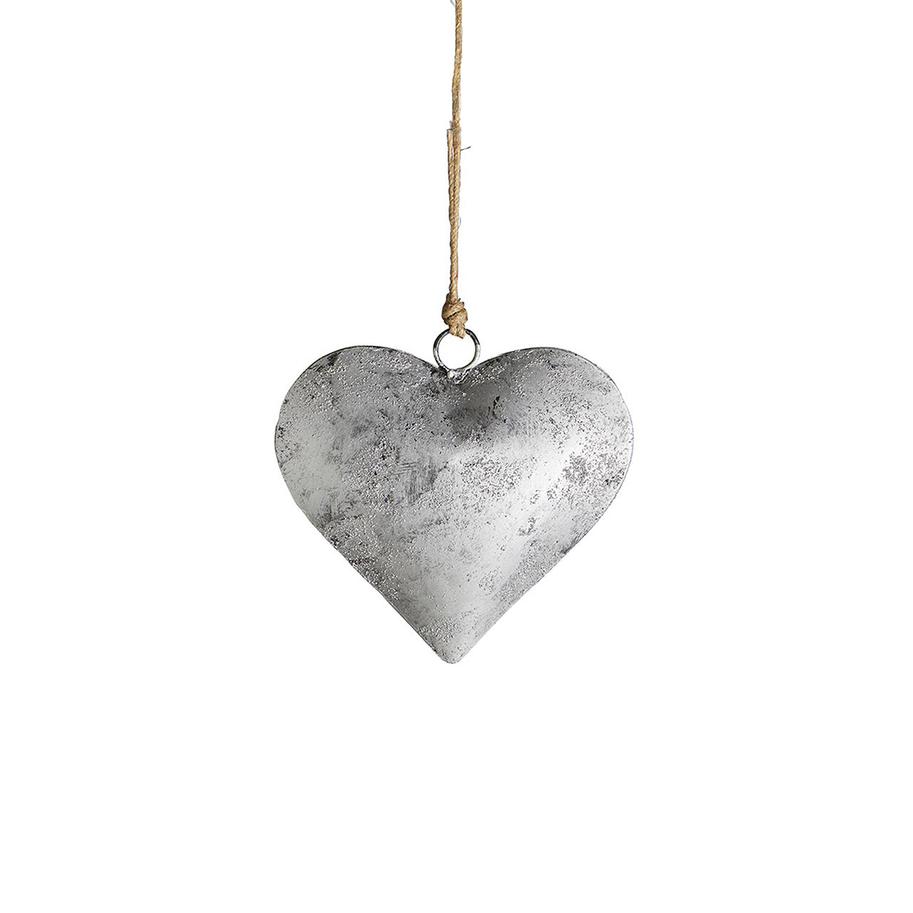 Silver Antique Heart