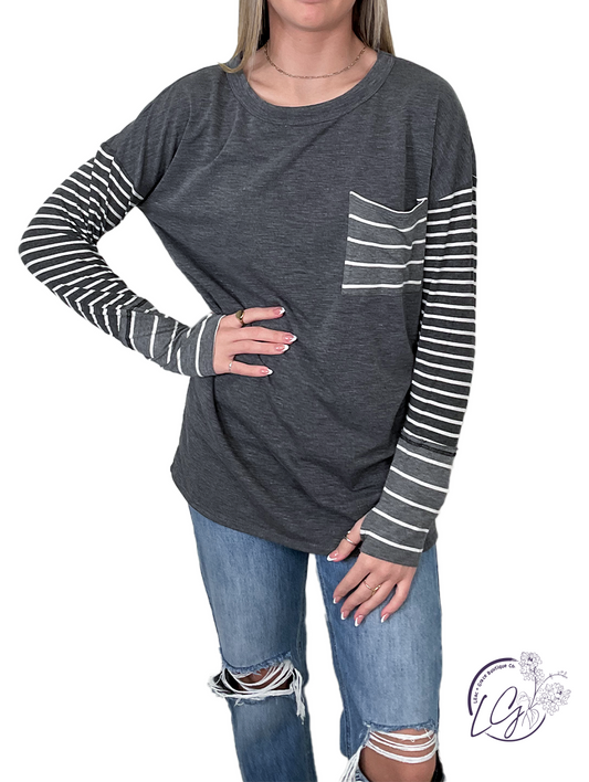 Stripes For Days Long Sleeve Top