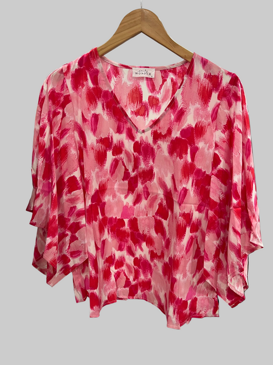 Soft Spoken Flutter Sleeve Blouse