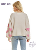 Curvy Heart To Heart Sweater