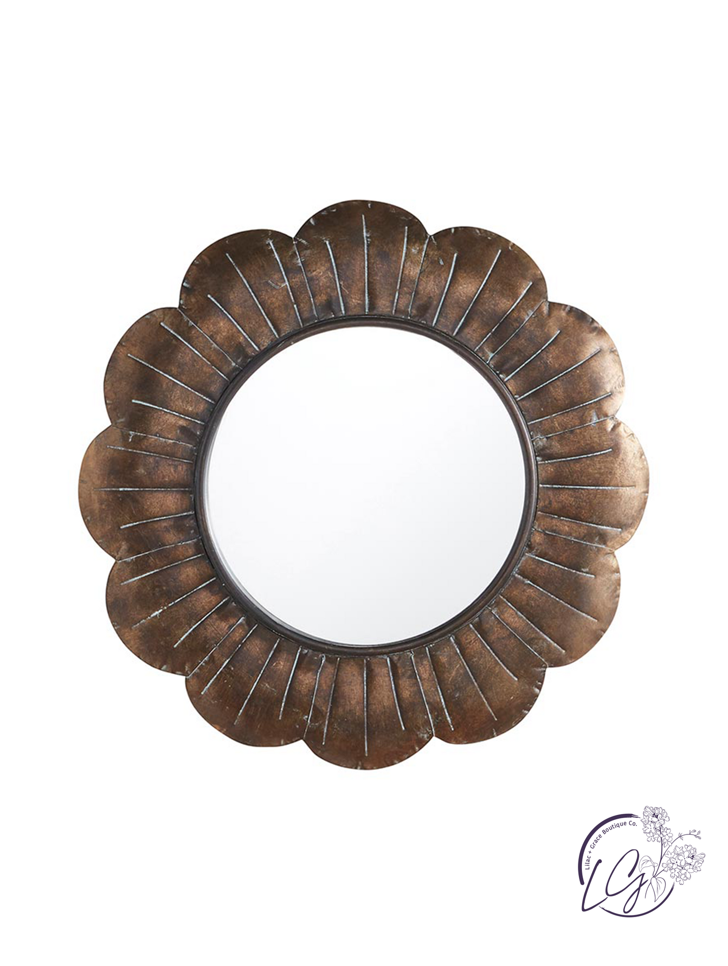 Floral Shaped Mirror - Large