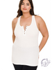 Curvy Snug Button-Up