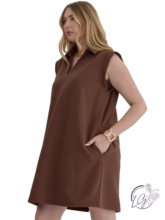 Curvy Rivets And Tide Mini Dress