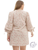 Curvy Ribbon Bound Mini Dress