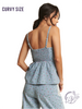Curvy Walk on the Wild Strap Top
