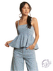 Walk on the Wild Strap Top