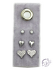 Heart Velvet Stud Gift Set