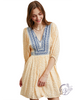 Eden Embroidered Mini Dress