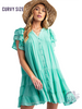 Curvy Call Me Back Woven Dress
