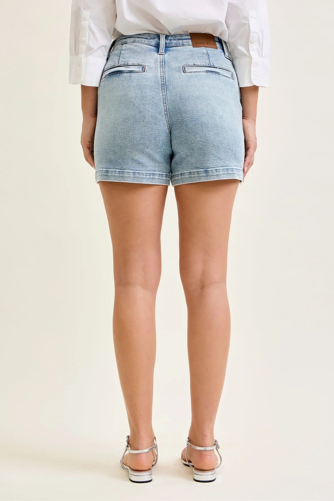 Winslet High Rise Trouser Shorts by Judy Blue