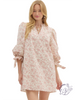 Ribbon Bound Mini Dress