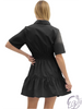 Softline Smocked Waist Mini Dress