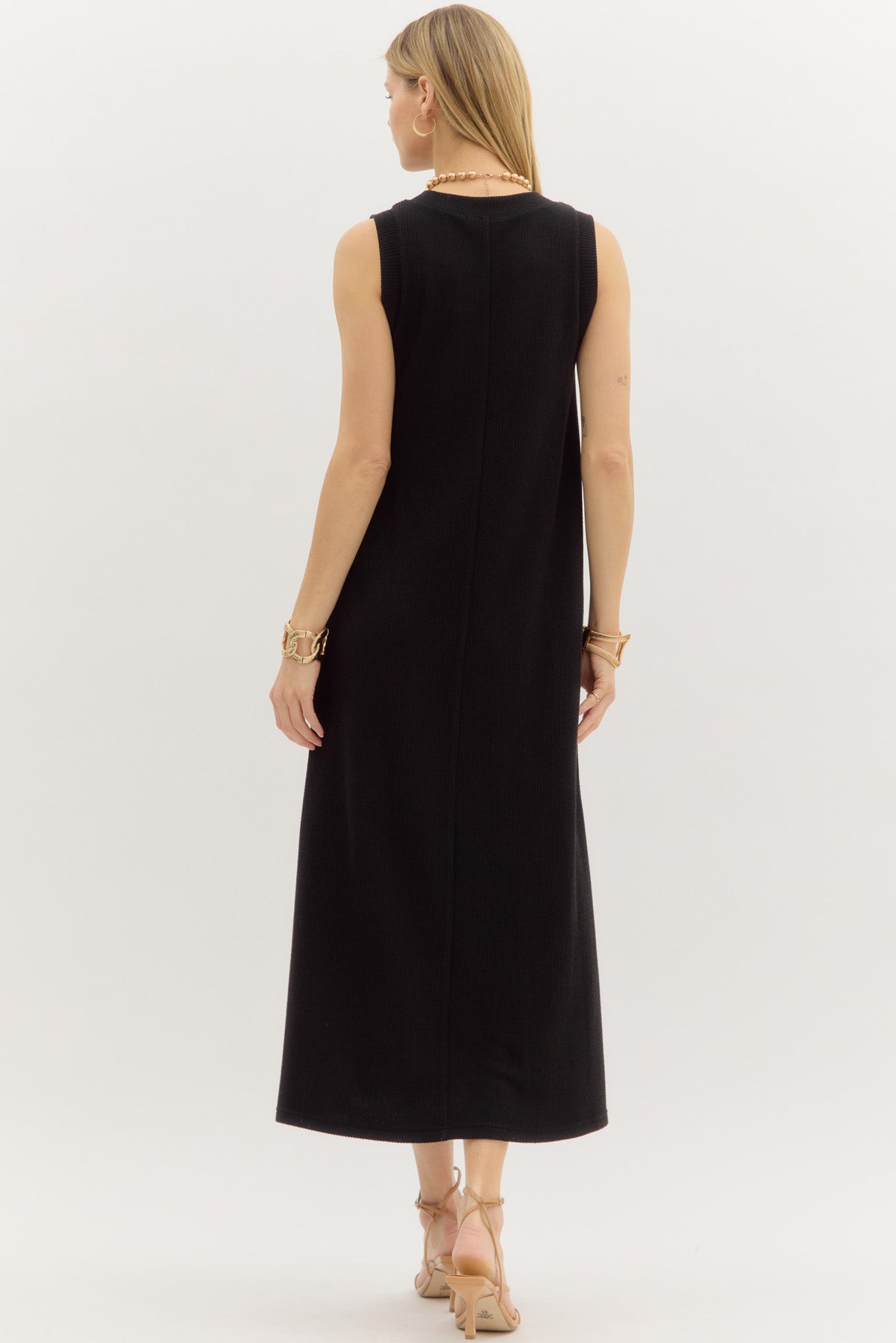 Slitted Sunset Midi Dress