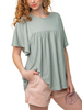 Swiss Dot Dream Knit Babydoll Top