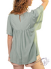 Swiss Dot Dream Knit Babydoll Top