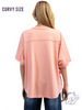 Curvy Sunwashed Meadows Top