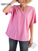 Curvy Casual Cool Knit Top