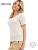 Curvy Moonlit Veil Top