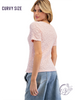 Curvy Moonlit Veil Top
