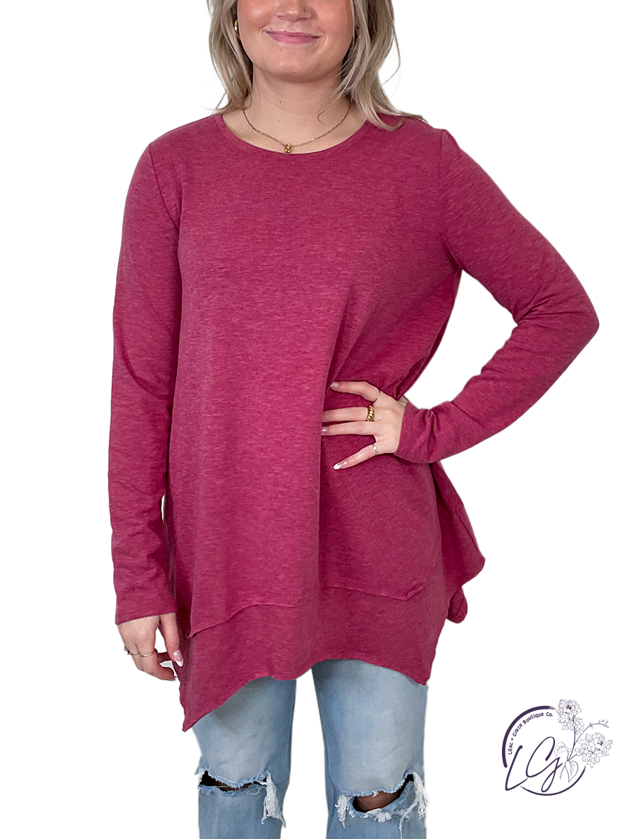 Jump In Long Sleeve Top