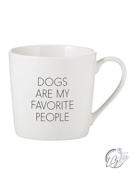 Dogs Are My Favorite People Mug