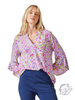 Curvy Lavender Faith Blouse