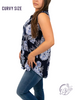 Curvy The Gabby Sleeveless Top