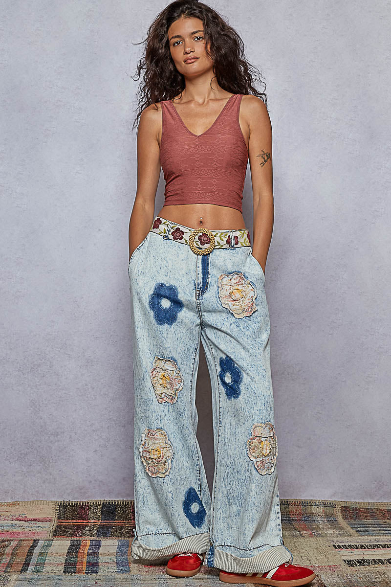 Vintage Blossom Denim