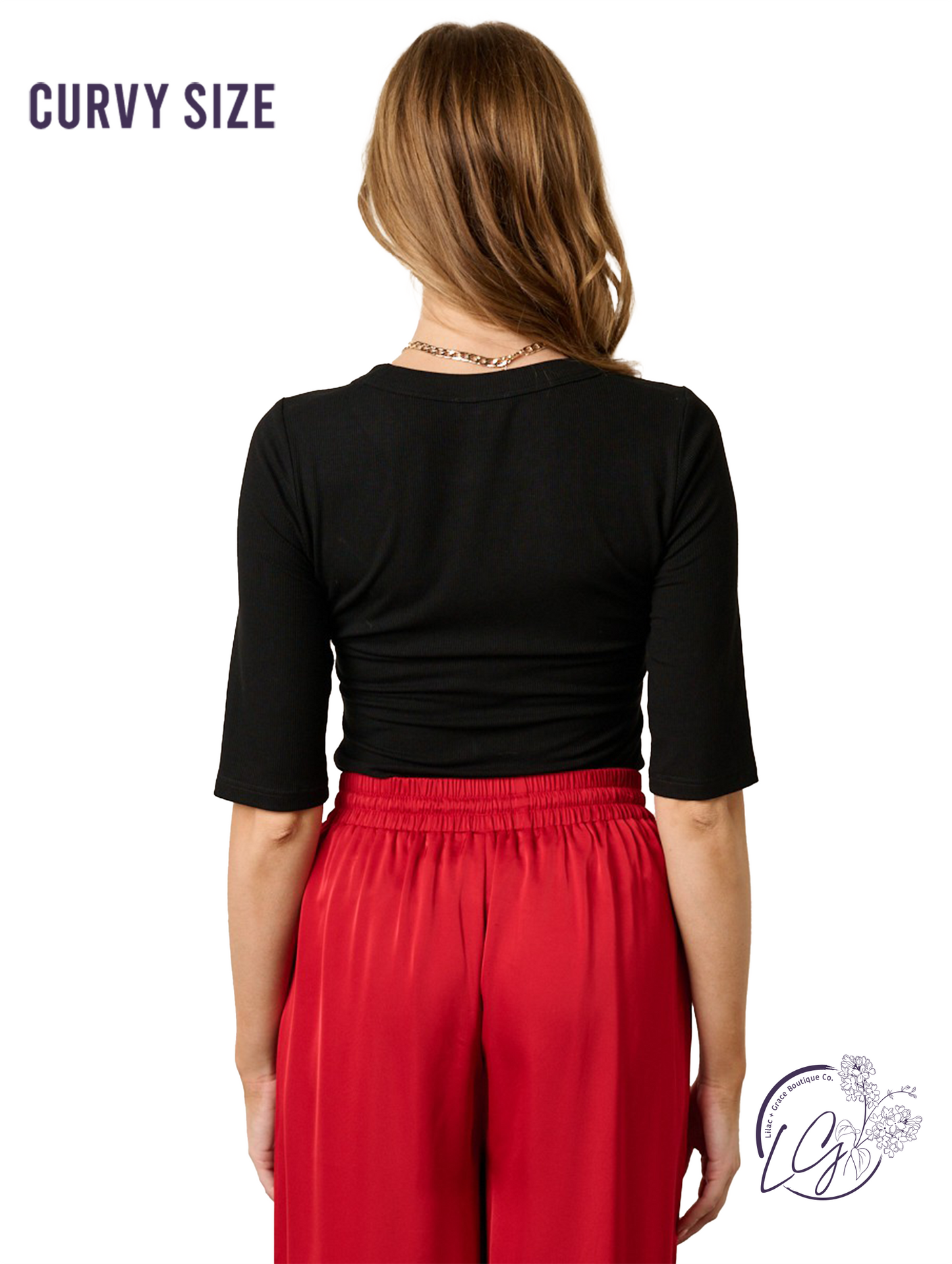 Curvy No Rush Knit Top