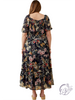 Curvy On Wooden Floors Midi Dress