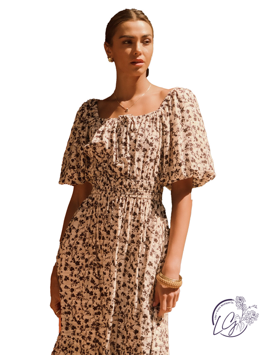 Scatter the Light Midi Dress