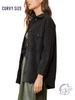 Curvy Urban Comfort Oversized Jacket