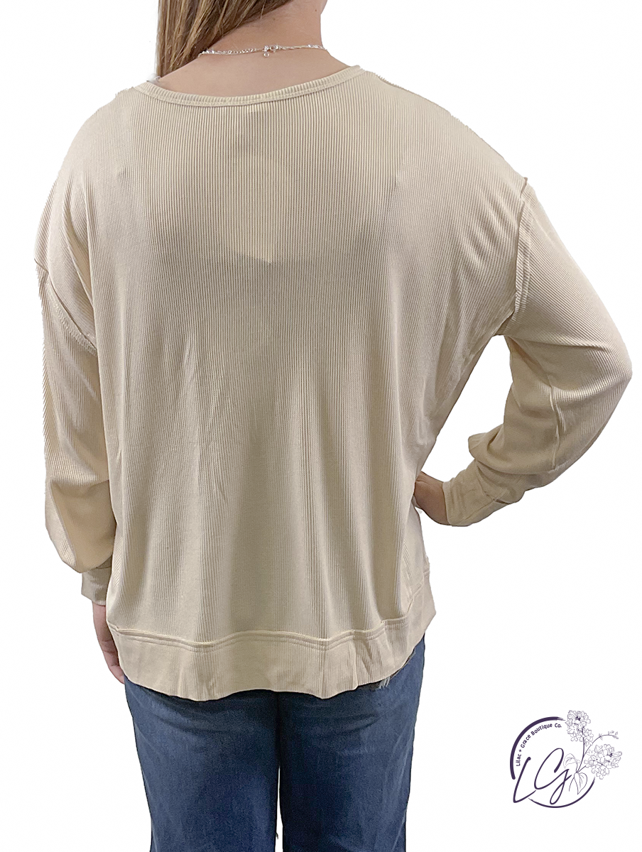 Graceful V-Neck Top