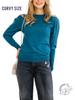 Curvy Serene Skyline Sweater