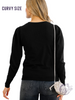 Curvy Serene Skyline Sweater