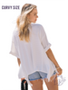 Curvy Flow in Detail Knit Top