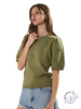 Curvy Softspoken Stitch Knit Sweater