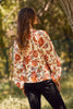 Grove Floral Long-sleeve Blouse