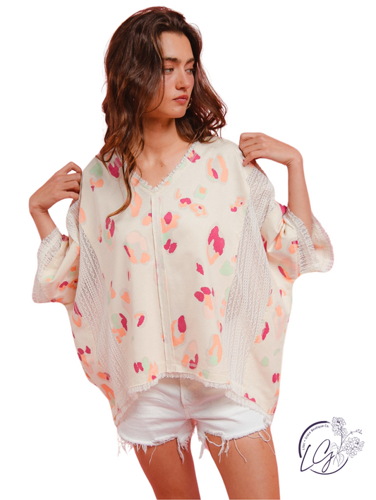 Velvet Smoke Leopard Top