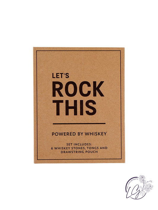 Whiskey Stones Book Box - Let's Rock This