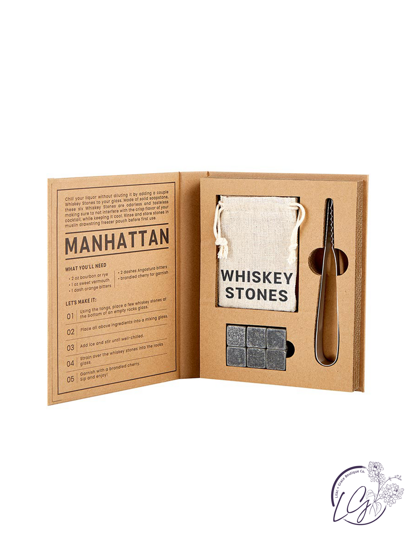 Whiskey Stones Book Box - Let's Rock This