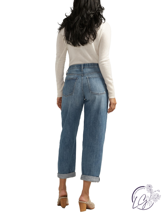 Vivian Mid Rise Boyfriend Jeans