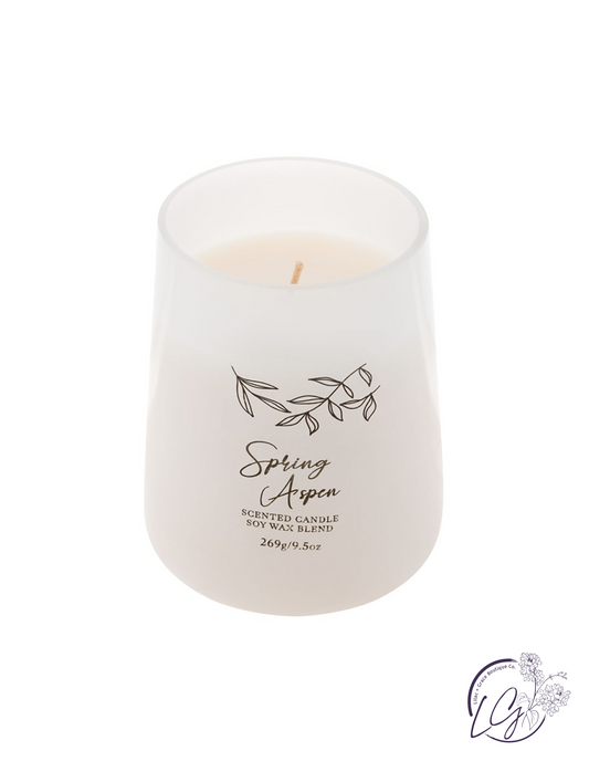 Mercantile Poured Candle Spring Aspen