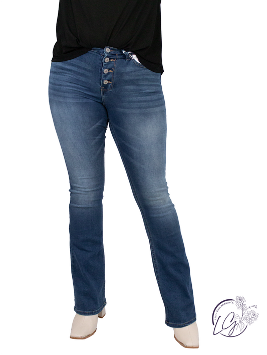 Elizabeth High-Rise Bootcut Jean by KanCan