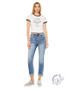 Lainey High Rise Cuffed Straight By Kan Can