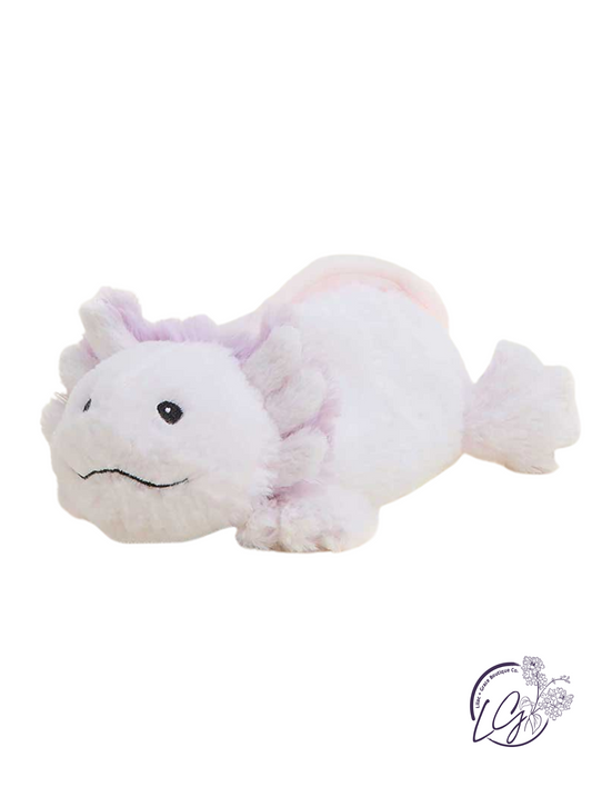 Pink Axolotl Warmies Junior
