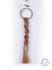 Americana Beaded Key Chain