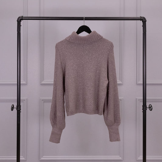 Beginning Now Cowl Neck Sweater