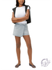Francesca High-Rise Denim Skort by Silver Jeans